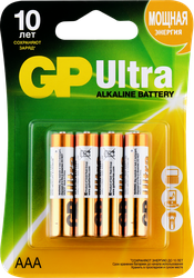 Элемент питания GP Ultra 24AUGL-2CR4 40/320 AAA, 4шт, фотография