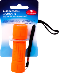 Фонарь компактный светодиодный LENTEL GL05, 9 светодиодов, фотография