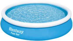 Бассейн с надувным бортом BESTWAY Fast Set 5377л 366х76см, с фильтр-насосом, Арт. 57274, картинка