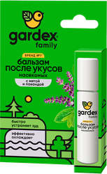 Бальзам роликовый GARDEX Family с мятой и лавандой, после укусов насекомых, 7мл, вид