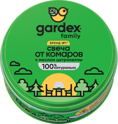 Свеча репеллентная от комаров GARDEX Family, крупный план