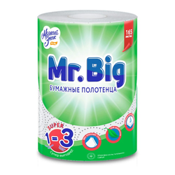 Полотенца бумажные МЯГКИЙ ЗНАК Mr.Big 2 слоя, вид