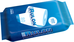 Бумага туалетная влажная MON RULON, 80шт, изображение