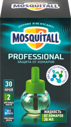 Жидкость от комаров MOSQUITALL Профессиональная защита 30 ночей, 30мл, вид
