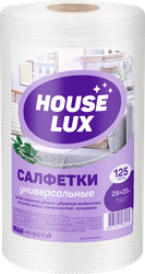 Салфетки универсальные HOUSE LUX 22x23/28x20см, в рулоне Арт. 48253, 
125шт, вид