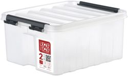 Контейнер ROX BOX с крышкой, 21х17х10,5см, пластик прозрачный полипропилен, 2.5л, Арт. 002-00.07, фото