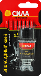 Клей СИЛА SEBL1-6 эпоксидный шприц BL-1 ШБ, 6мл, изображение