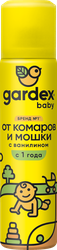 Аэрозоль от комаров и мошки детский GARDEX Baby 1+, 80мл, фото