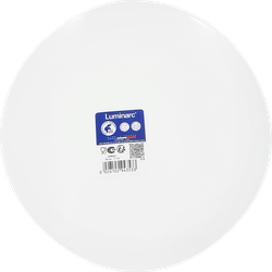 Тарелка десертная LUMINARC Diwali White 19см, стекло, в ассортименте, фотография
