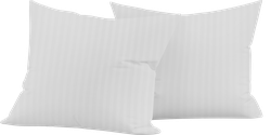 Набор наволочек HOME CLUB 50x70см, белый, страйп-сатин, Арт. 554105/1, 
0150706-01, 2шт, вид