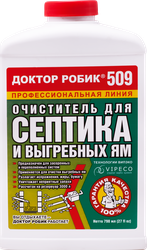 Средство ДОКТОР РОБИК д/очистки септика и выгребной ямы 509, крупный план