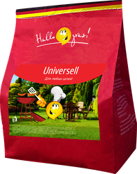 Трава газонная HALLO GRASS Universell gras, 1кг, вид