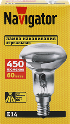 Лампа накаливания NAVIGATOR 94 320 NI-R50-60-230-E14-FR, фотография