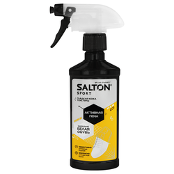 Пена для очищения белой обуви, подошв и ранто SALTON EXPERT White Express Активная, 200мл, вид