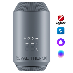 Термостат радиаторный ROYAL THERMO электронный Smart Heat 2.0, серебристый, фото