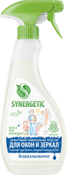 Средство для мытья стекол, зеркал и бытовой техники SYNERGETIC биоразлагаемое, 500мл, фотография