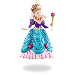 Украшение новогоднее ERICHKRAUSE DECOR Червонная Королева 10,5см, подвесное, Арт. 43906, крупный план