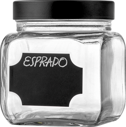 Банка для хранения ESPRADO Fresco с меловым стикером, стекло, 700мл Арт. FRE700E405, вид