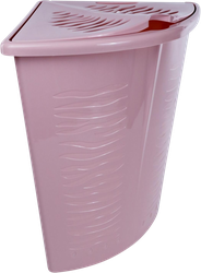 Корзина для белья BRANQ Aqua угловая 40л Арт. BQ1700, изображение