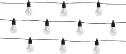 Электрогирлянда Homeclub, 10 ламп Xmas Lights, 100 mini-LED, теплый белый, 2.7м, вид