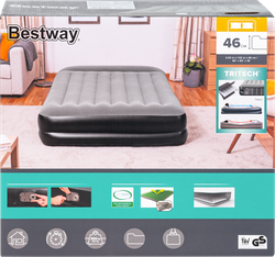 Матрас надувной BESTWAY Built-In Pump 203х152х46см, c электронасосом, Арт. 67403, детальное фото