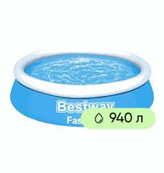 Бассейн надувной BESTWAY Fast Set 940л 183x183x51см, Арт. 57392, детальное фото
