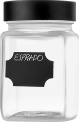 Банка для хранения ESPRADO Fresco с меловым стикером, стекло, 250мл Арт. FRE250E405, вид