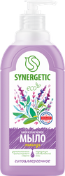 Жидкое мыло для рук и тела SYNERGETIC Лаванда, 500мл, детальное фото
