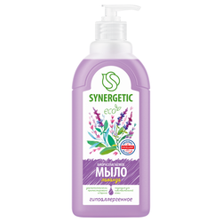 Жидкое мыло для рук и тела SYNERGETIC Лаванда, 500мл, изображение