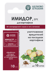 Инсектицид ЩЕЛКОВО АГРОХИМ Жукобой Имидор BРK, 10мл, крупный план
