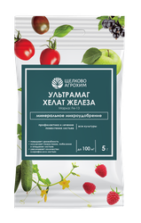 Удобрение минеральное ЩЕЛКОВО АГРОХИМ Ультрамаг Хелат железа, 5г, фото