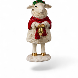 Сувенир ERICHKRAUSE DECOR Овечка с колокольчиком 9.5см, вид