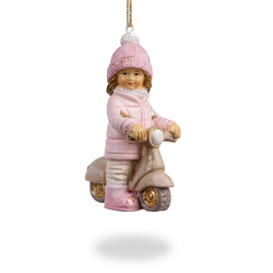 Украшение ERICHKRAUSE DECOR Малышка на самокате 10см, картинка