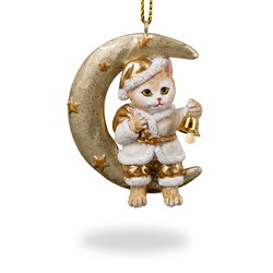 Украшение ERICHKRAUSE DECOR Котик на месяце 8см, фотография