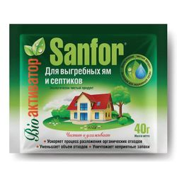 Средство SANFOR для дачных туалетов, Арт. 230661/94, 400г, крупный план