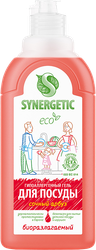 Гель для мытья посуд SYNERGETIC Арбуз, 500мл, картинка