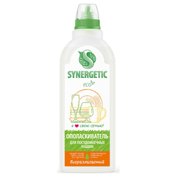 Ополаскиватель для посудомоечной машины SYNERGETIC, 0.75л, крупный план