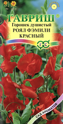 Семена ГАВРИШ Сад ароматов, Горошек душистый Роял Фэмили, красный, Арт. 004190, 1г, детальное фото