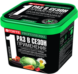 Удобрение универсальное BONA FORTE Professional, turbo пролонгированное гранулированное, Арт. BF23020021, 1л, детальное фото