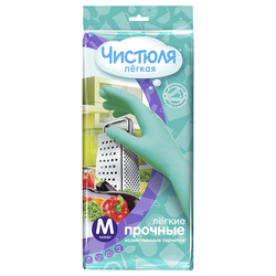 Перчатки хозяйственные ЧИСТЮЛЯ Легкая Арт. 610938, фотография