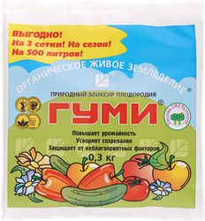 Удобрение гумусное Гуми-30 Универсал, биоактивированное, 300г, детальное фото