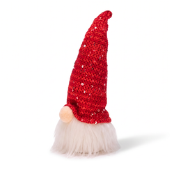 Гномик в новогоднем колпаке Neon‑Night классика, 20см, теплый белый, изображение