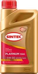 Масло моторное SINTEC Platinum 7000 5W-30 A3/B4 SL/CF, синтетическое, 1л, фото