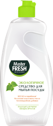 Средство для мытья посуды MASTER FRESH Экологичное, 500мл, крупный план