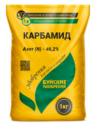 Удобрение БУЙСКИЕ УДОБРЕНИЯ минеральное Карбамид, крупный план