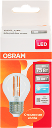 Лампа светодиодная OSRAM LED Star, 6Вт, E27, 4000К, нейтральный белый свет, шар, фотография