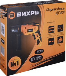 Дрель ударная ВИХРЬ ДУ-850 Арт. 72/8/3, крупный план