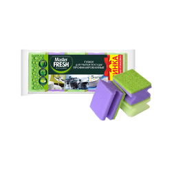 Губки для мытья посуды MASTER FRESH, Арт. 628852, крупный план
