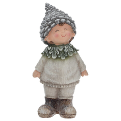 Фигурка декоративная Нордвест лес, "Мальчик/Девочка", 9.5×6.5×19см, в ассортименте, крупный план