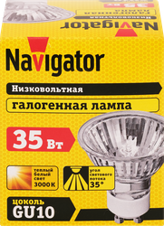 Лампа галогенная NAVIGATOR JCDRC 35W, GU10, 230V Арт. 94225, вид